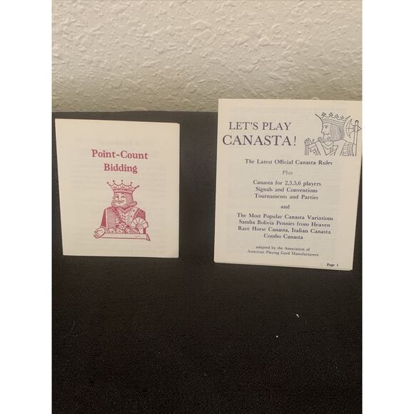 1963 VTG Card Party Matches With Bridge & Canasta Guides Made In The USA NY,NY - Picture 13 of 14